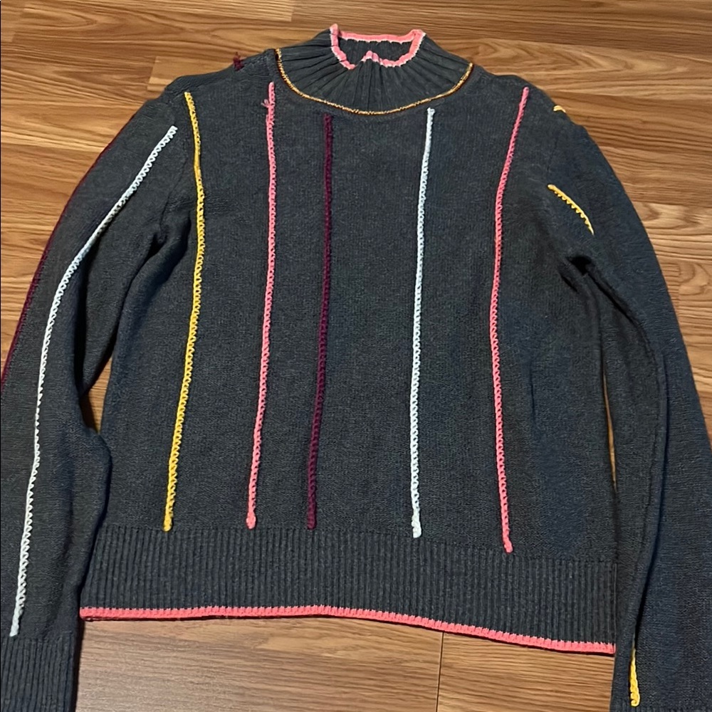 Colorful Striped Women's Sweater